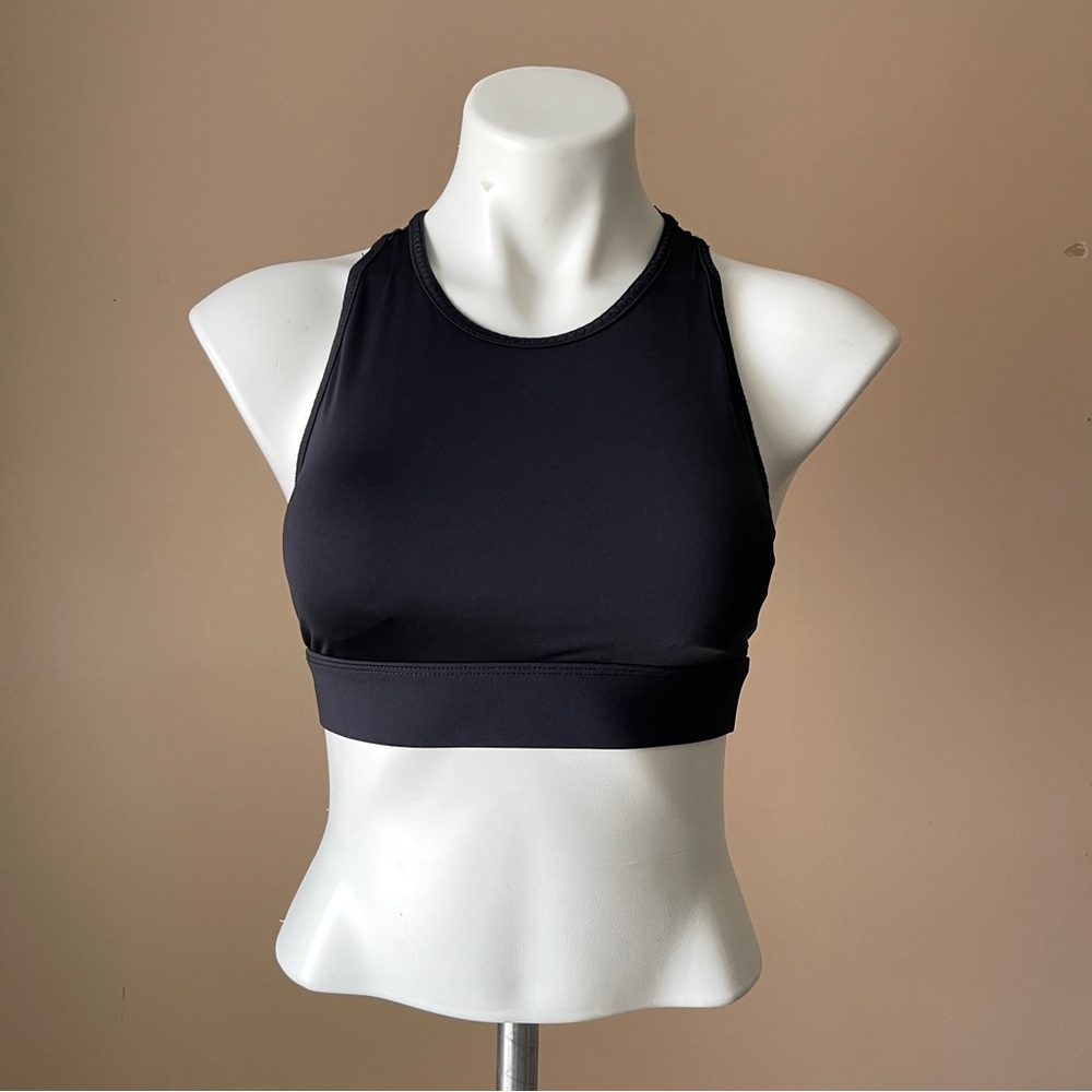 FABLETICS Black Racerback Sports Bra Sz XS
